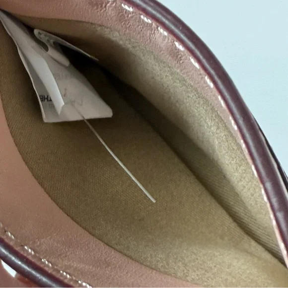 J.Crew Pink Leather Cardholder, NWOT - Picture 5 of 6